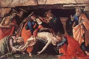 Sandro Botticelli, Lamentation over the Dead Christ with Saints